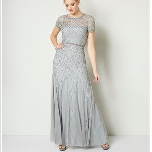 Adrianna Papell Blue Mist Dress